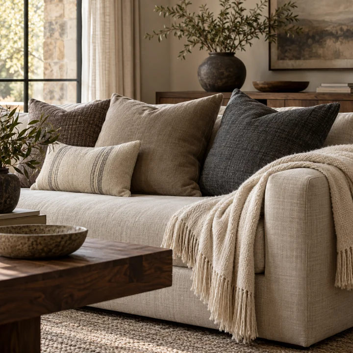 Pillows, Throws & Poufs — editorial collection inspiration